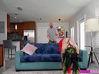 xwife karen fucks fake trainer