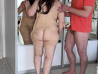 Stepmom with Big Tits Banged Hard in Wide Ass