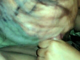 tattooed teen gives oral to friend and swallows cum 😈