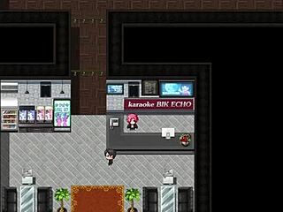 Isn't my sister naughty giving blowjob under the counter during work in this hentai?