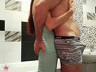 Babe Sensual Fucking After Night Club in Bathroom - Homemade Action