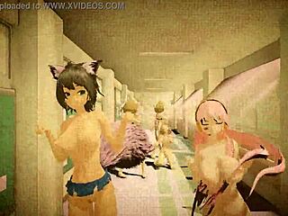 oh no marine and the diamonds, featuring sailor goddess dancing naked, using erotic rabbit toy for fun