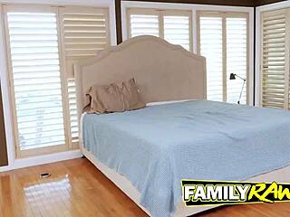 Stepsis Bends Over For Stepbro In Bedroom