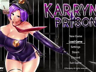 Karryn's prison hentai game with big tits 😍