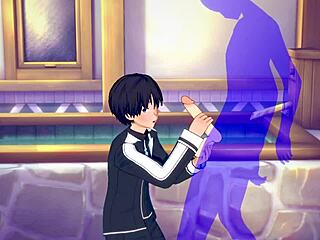 Kirito Gets A Handjob From Asian Guy In Sword Art Online Yaoi 😏🍆