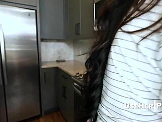 Stepson, freeuse me in kitchen since marriage is open.