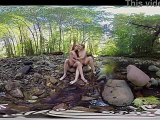 yanks amateurs ana molly and belle enjoy outdoor lesbian play