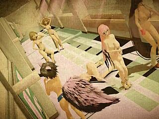 oh no marine and the diamonds, featuring sailor goddess dancing naked, using erotic rabbit toy for fun