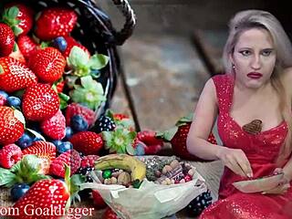 FOOD PORN in FINANCIAL DOMINATION STYLE with GLASSES and MASTURBATION FETISH.