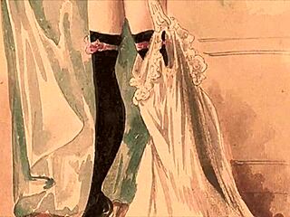 Ever seen such steamy vintage erotic illustrations from the past?