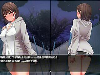 yoko 2 because shy first try take off skirt wandering in dark alley