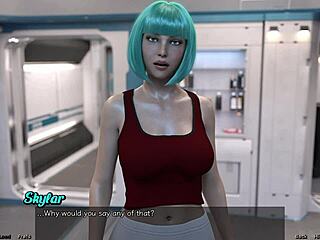 stranded in space, playing with the hot doctor