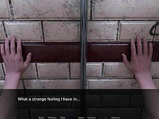 let's play little 18+ stories hangover chapter 1 at the bar with shaved pussy and anal