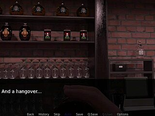 let's play little 18+ stories hangover chapter 1 at the bar with shaved pussy and anal