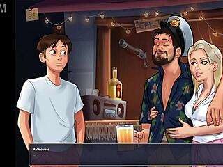 I'm exploring summertime saga episode 130 in this anime cartoon adventure