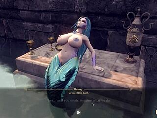 Wow, eating emissary's shaved pussy in Breeders of Nephelym!