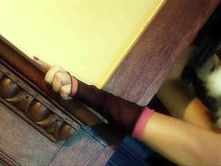 Masked Slave Delivers Epic Blowjob and Doggy Style to Master