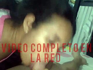 petite latina stepsister gets anal facial from big black cock