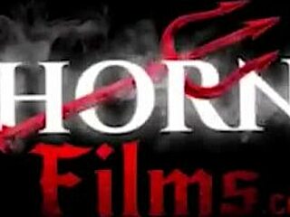 Whorny films busty blonde in steamy alley foursome.