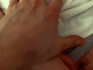 Crypto porn babe fingering wet pussy after creampie