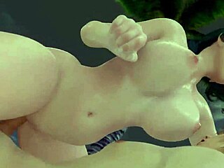 tamaki gets soaked and wild at midnight in steamy 3d anime action