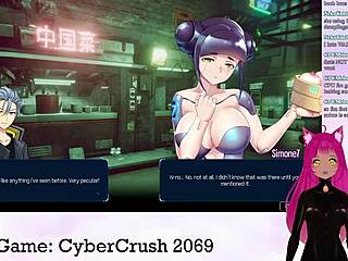 lewdneko the vtuber dives into cybercrush 2069 game part 1