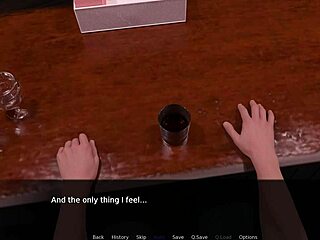 let's play little 18+ stories hangover chapter 1 at the bar with shaved pussy and anal