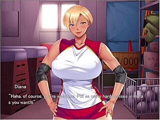 Kasshoku Bitch Hitozuma in Wild Foursome Locker Game.