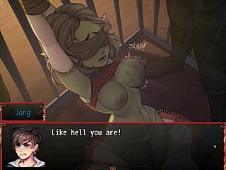 Söpö goblin-tyttö pelastetaan BDSM-huilusta