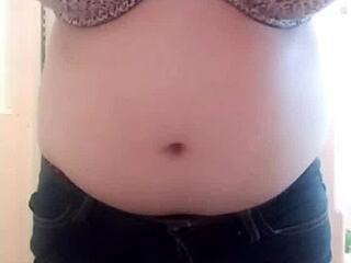 Huge tits cam girl teases with intriguing poses