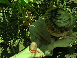 Boldly Helping A Friend In The Cornfield
