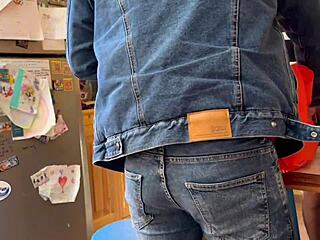 enjoying a holiday party with my cousin after the bosses leave