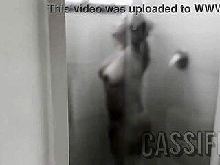 Blonde Latina Teases with Shaved Pussy and Wild Handjob in Lingerie