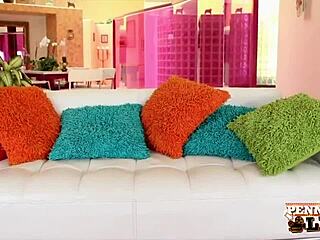 Busty Lesbians Penny Pax and Abigail Mac Interact Playfully