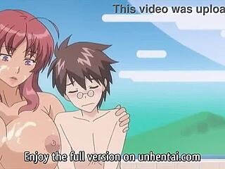 step mom tempts young stepson with huge breasts in uncensored hentai