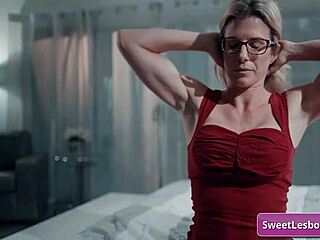 Lovely busty blonde lesbians Lena Paul and Sinn Sage having deep sex massage and intense orgasms 😘