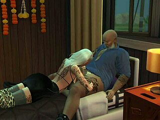 Street girl hooks client for late-night action