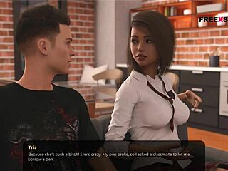 Hey guys, in episode 2, she's giving blowjobs for cash in the game! 😏💦