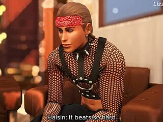 Man, Astarion and Halsin double bang horny Tav, so wild in Sims 3 animation!
