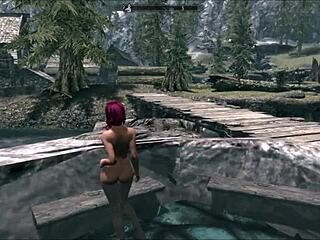 Triss Merigold Rips Clothes for Strapon Fun in Hot Spring