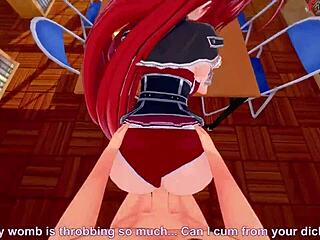 rias gremory begs for sex in this high school dxd ntr madness episode