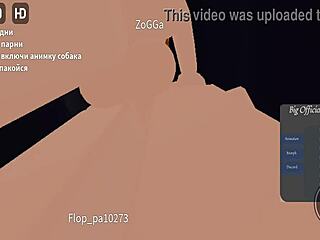 In roblox, two guys explore passionate gay encounters with intense anal action