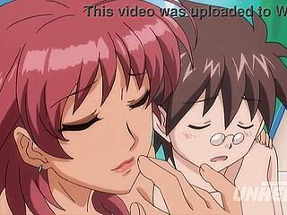 step mom tempts young stepson with huge breasts in uncensored hentai