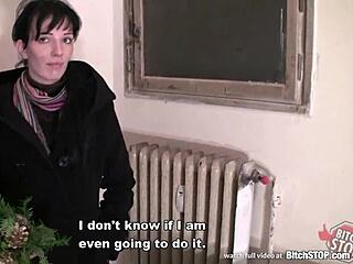 Bitch Stop - Skinny Slovak brunette takes anal pounding in POV.