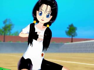 videl thanks you for the flying lesson in dragon ball z