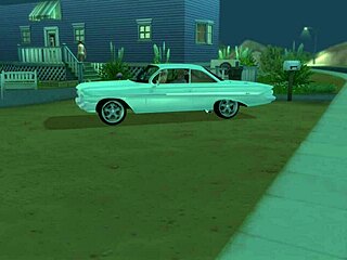 Street girl hooks client for late-night action