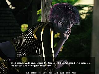 We're watching hot lesbian fucking in this 3d anime hentai