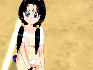 videl thanks you for the flying lesson in dragon ball z