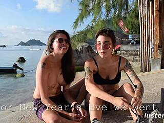 lustery submission 230 bren with licking and strapon hardcore