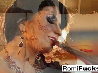 Smoking Beauty Romi Rain Pleasures Her Wet Pussy